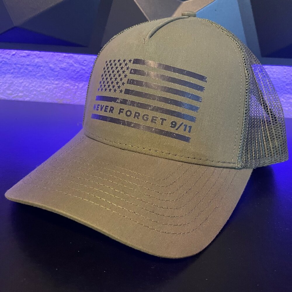 Never Forget 9/11 Snapback Trucker Hat from 9/11 Memorial Museum